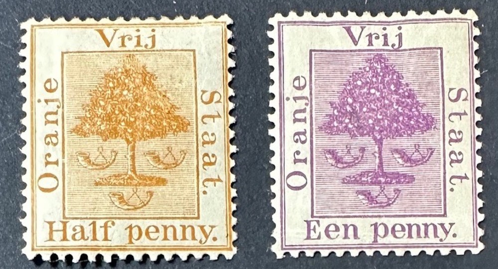 ORANGE RIVER COLONY  2,  4  Mint  Hinged  Issues