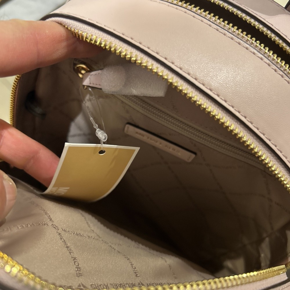 Michael Kors Jaycee Medium Zip Pocket Backpack MK Powder Blush