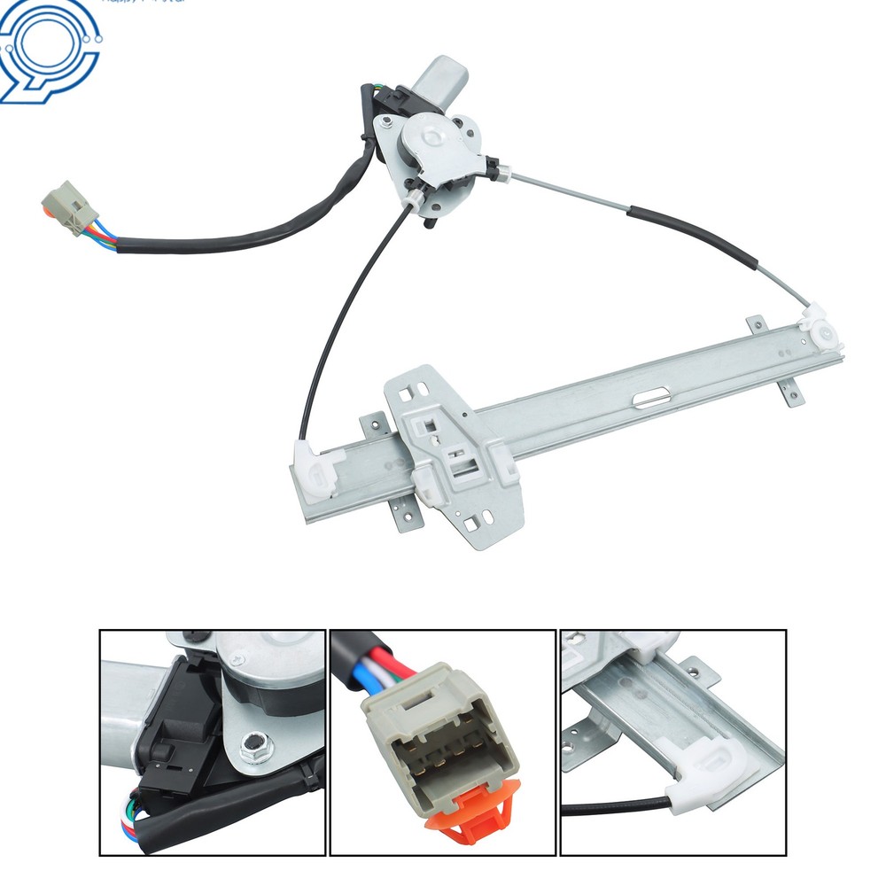 For Honda Element 2003-2011 Front Driver Side Power Window Regulator with Motor
