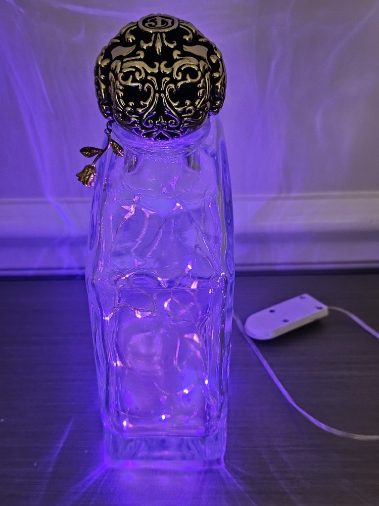 Deleon Platinum Tequila Bottle Repurposed, Lighted Bar Decor
