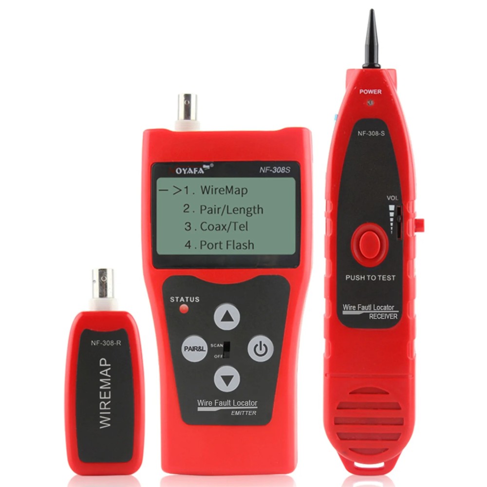 Multi-functional LCD Network Cable Tester High Precision Line Finder Coaxial