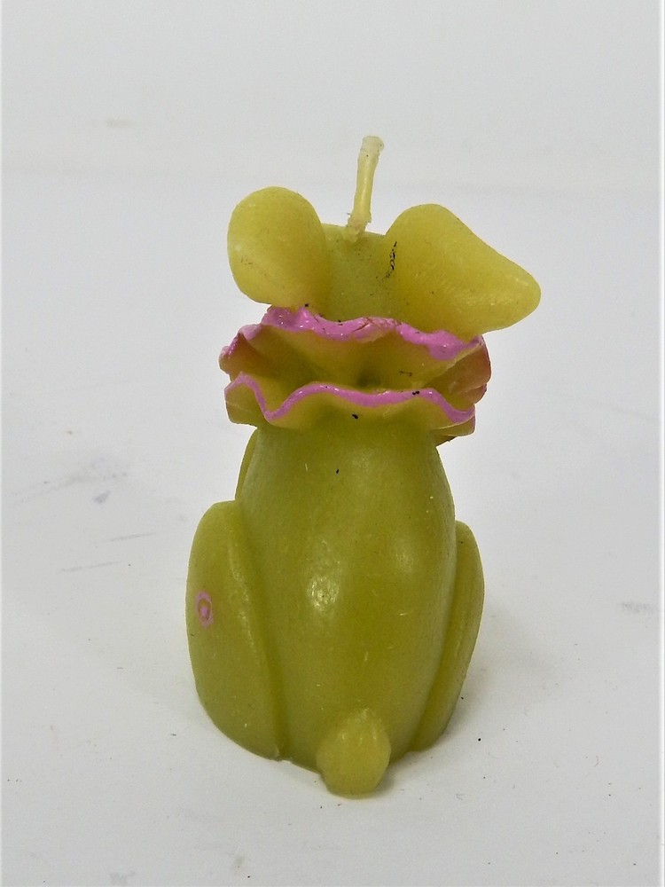 Vintage Novelty Candle Circus Rabbit 3"