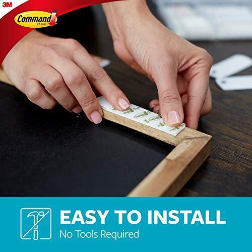 2 Packs 3M Command Bath Large Picture Hanging Strips 4 Pair/Pack (Total 8 Pairs)