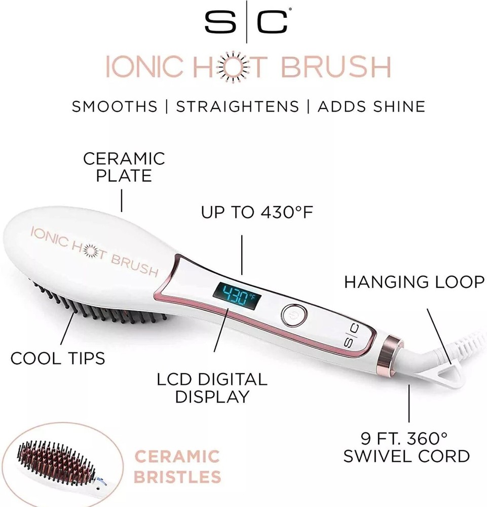 StyleCraft Ionic Hot Brush | SC705W