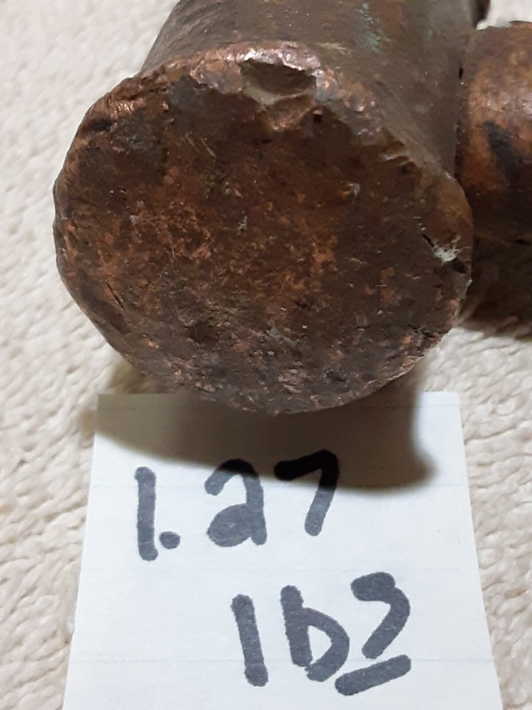 Vintage Eureka Copper Hammer 1.27 Lbs