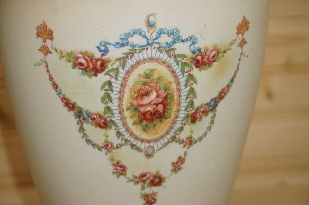 Roses Vases (2) 10 3/4" Tall (B23)