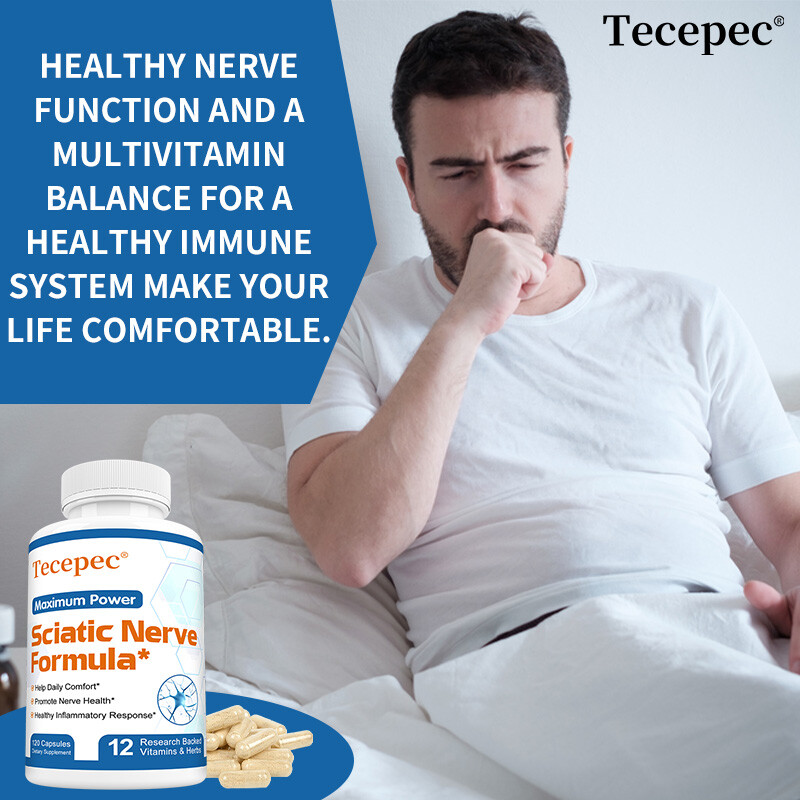 Premium Sciatic Nerve Support Formula – 120 Capsules
