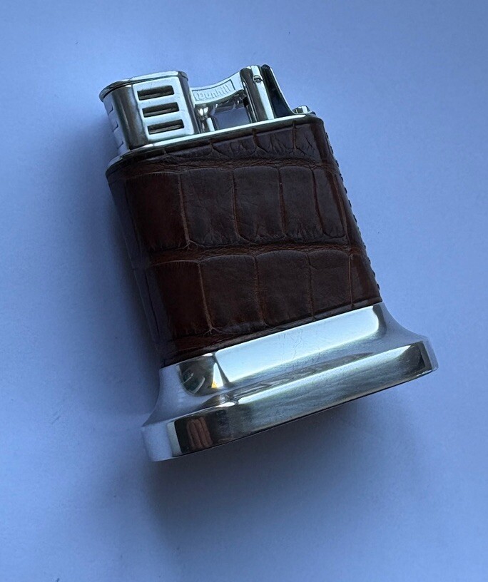 Boxed Dunhill Unique Club ‘Fluid’ Table Lighter - Overhauled