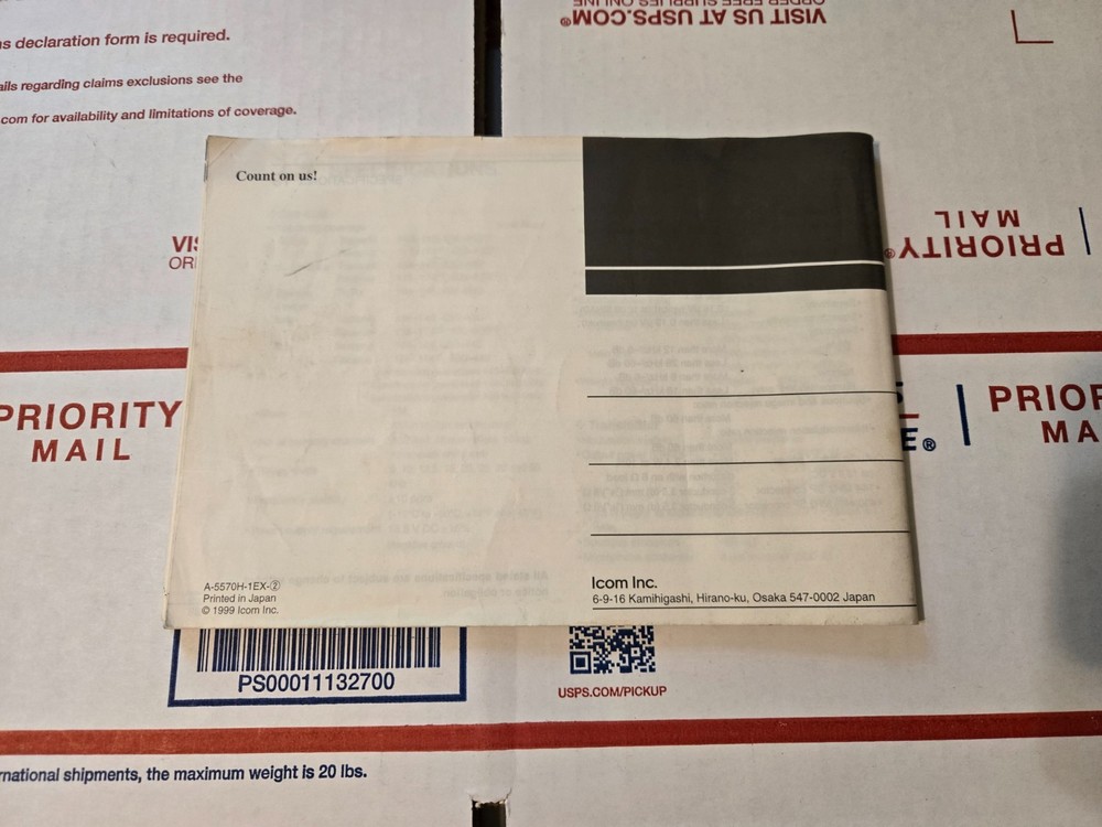 Icom IC-2800H Instruction Manual Original