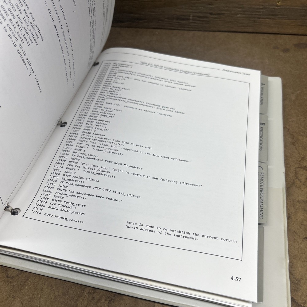 HP 5347A/48A Microwave Counter/power Operating Programming Manual