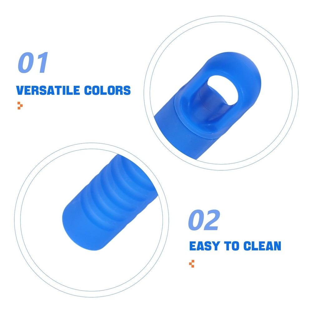 5pcs Thickened Plastic Broom Handle Grip Fit Mop Handle End Cap for Enhanced ...