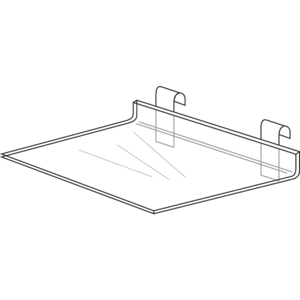 24" x 8" Gridwall Shelf