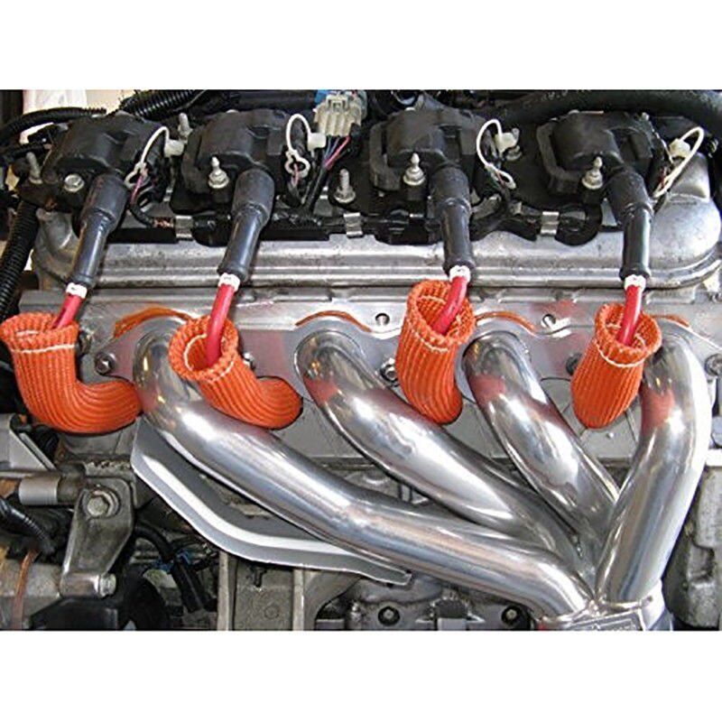 8 Spark Plug Boot Protector 2500° Spark Plug Heat Sleeve Wire Covers Header Boot