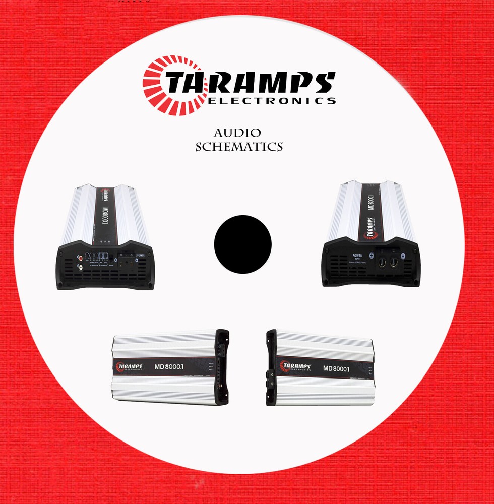 Taramps audio schematics on 1 cd in pdf format