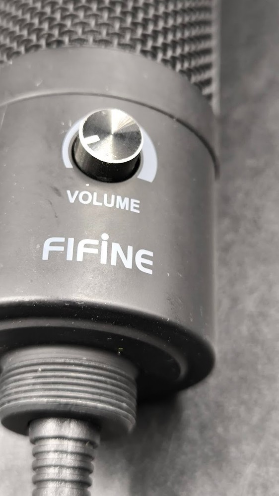 Fifine Microphone Used Working Black