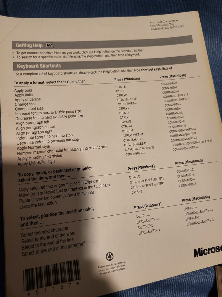 Microsoft Word User's Guide [Paperback 1993]