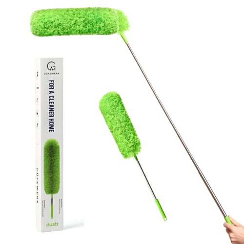 Extendable Microfiber Feather Duster, Feather Dusters for Cleaning, Ceiling