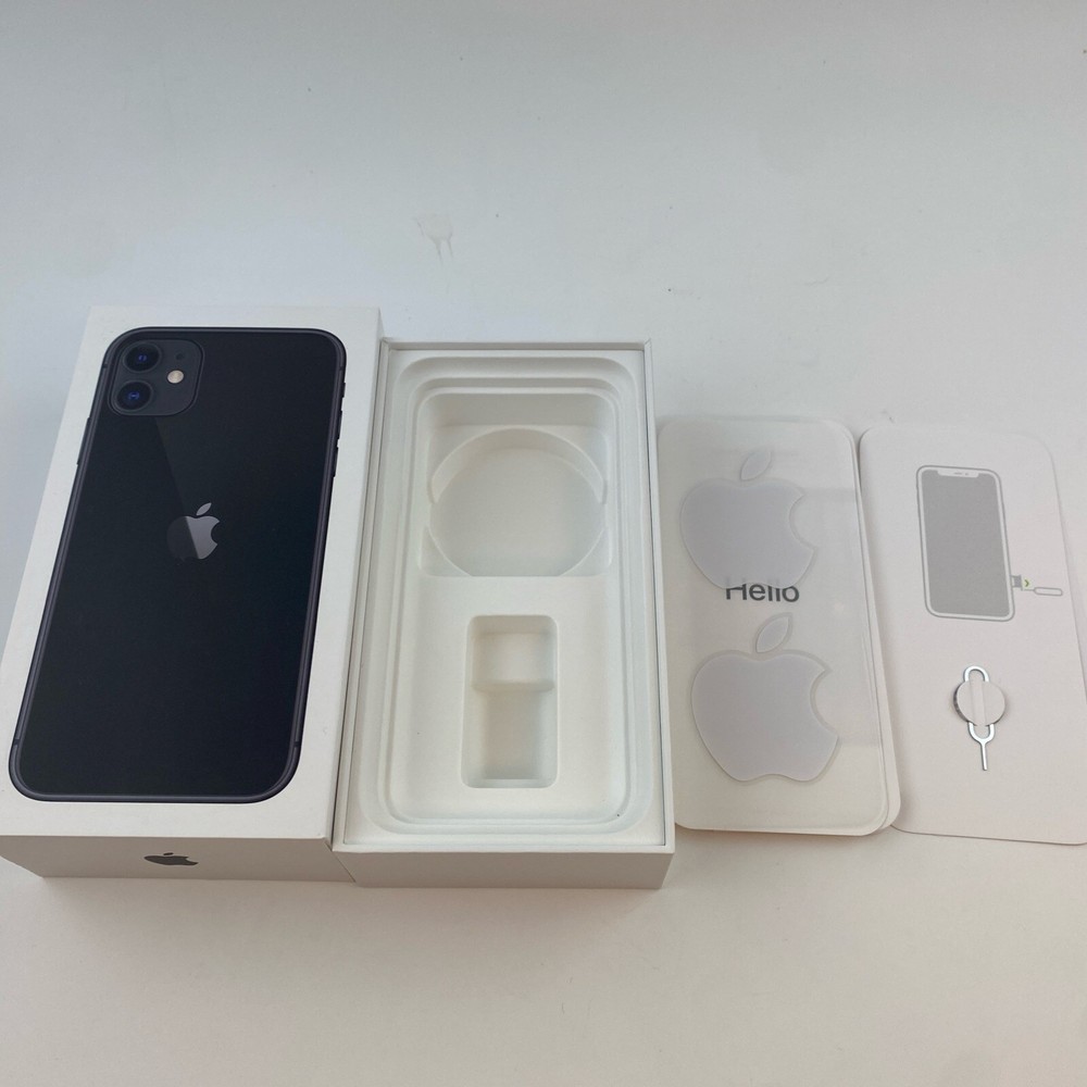 Apple iPhone 11 64GB Black EMPTY BOX ONLY.