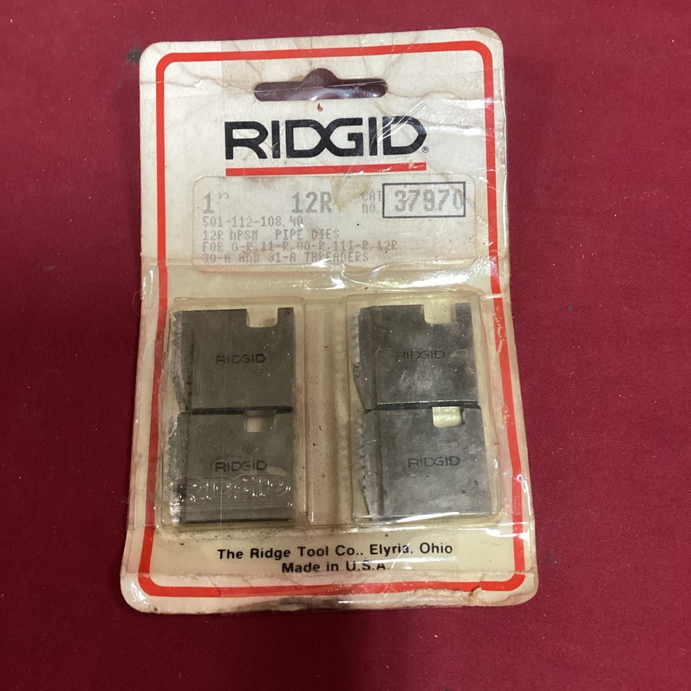 RIDGID 37970 PIPE THREADER DIES