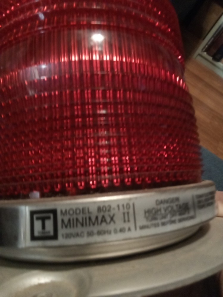 Tomar Strobe model 802-110 120VAC Red