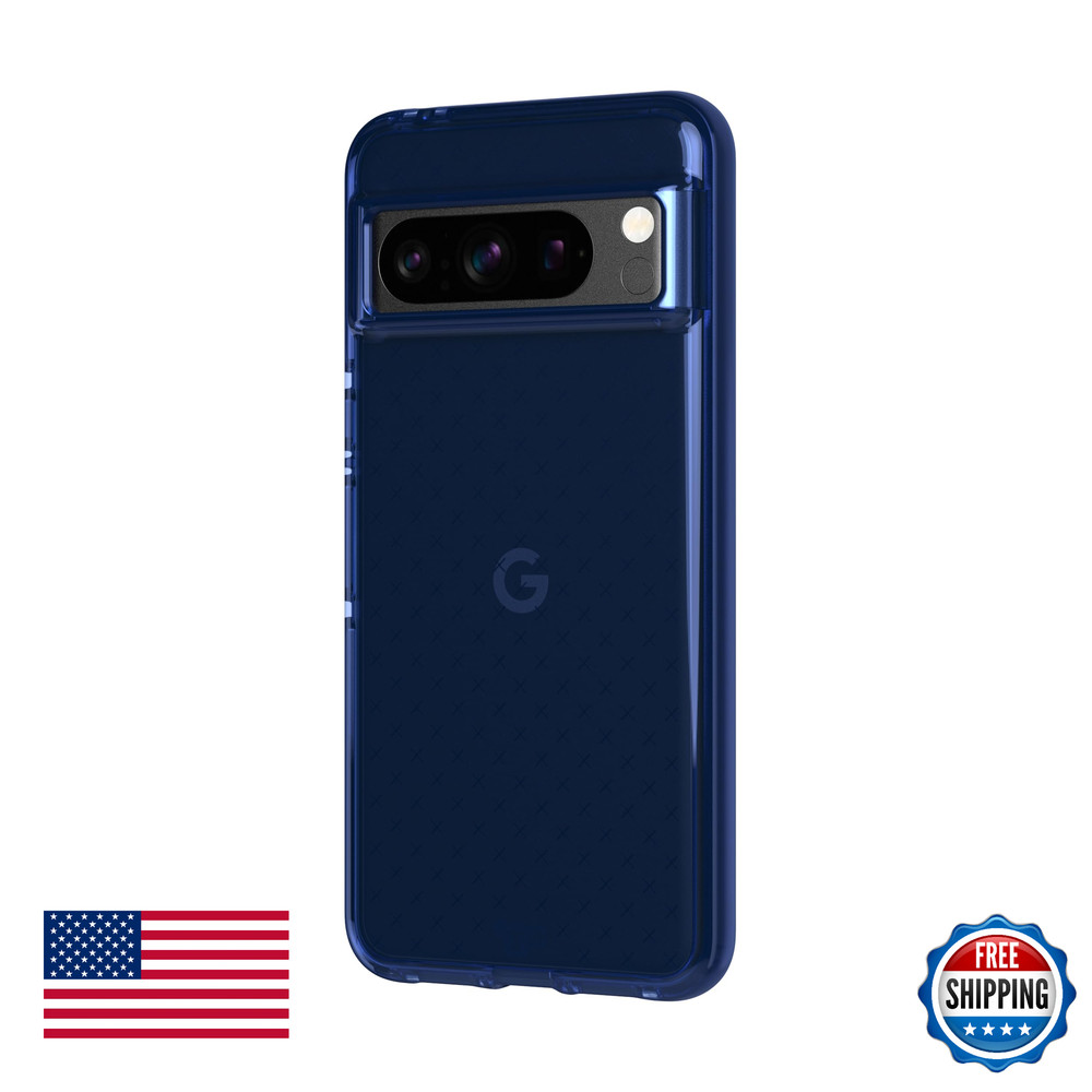 Tech21 Evo Check Impact Protection Case for Google Pixel 8 Pro Midnight Blue