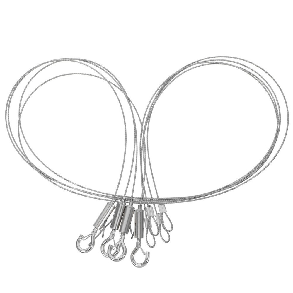 4 Pcs Picture Hanger Hook Gallery Hanging System Adjustable Wire