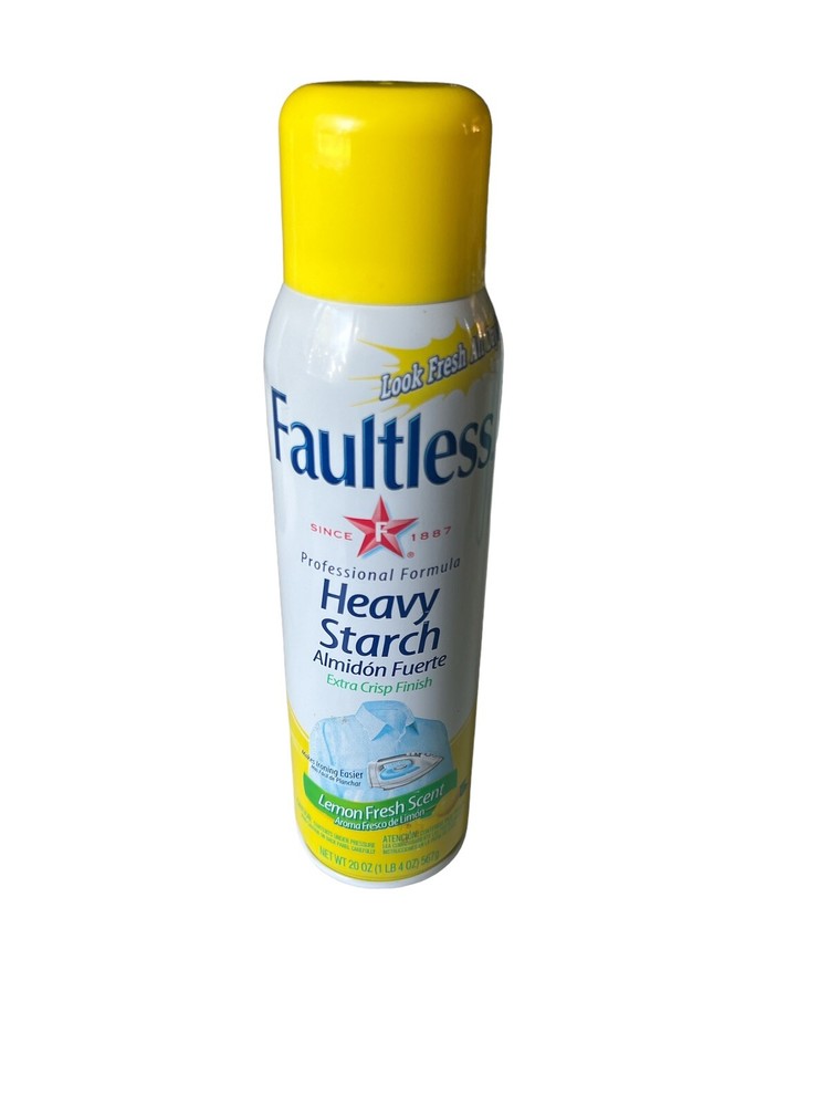 Faultless Heavy Starch Professional Formula Lemon Scent Laundry Helper