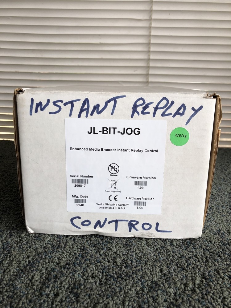 JL Cooper Bitcentral Instant Replay Control JL-BIT-JOG Enhanced Media Encoder