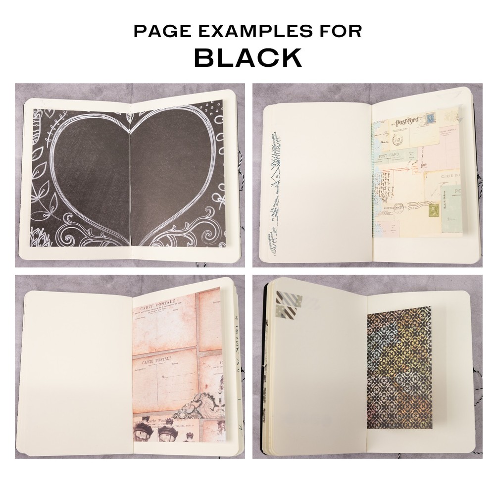 Handmade Art Journal / Junk Journal Starter Notebook • ready to fill & create!