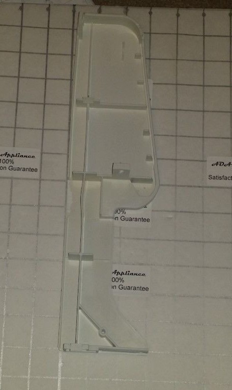 WP / KM Range Control Panel End Cap Right - White 3186191 W / SATISF GUARANTEE