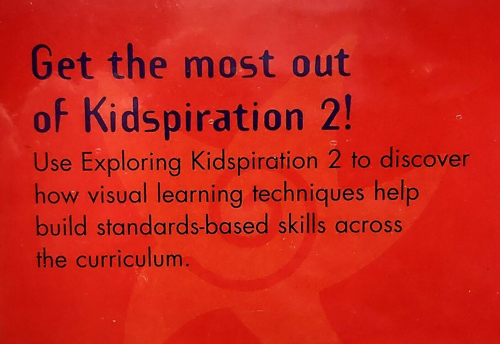 Exploring Kidspiration Interactive Training CD Digipak Sealed