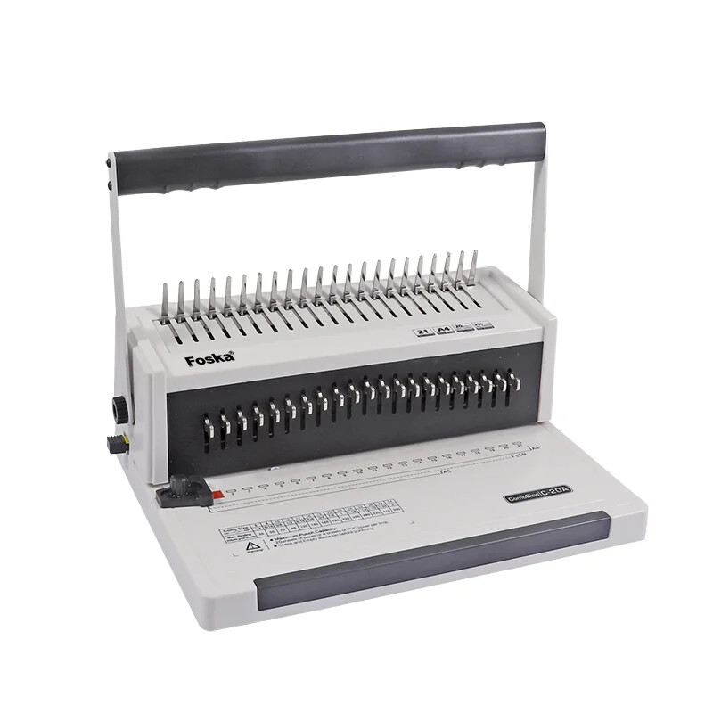 Hot Sale Plastic Comb Manual Binding Machine Perfect Binding Machine