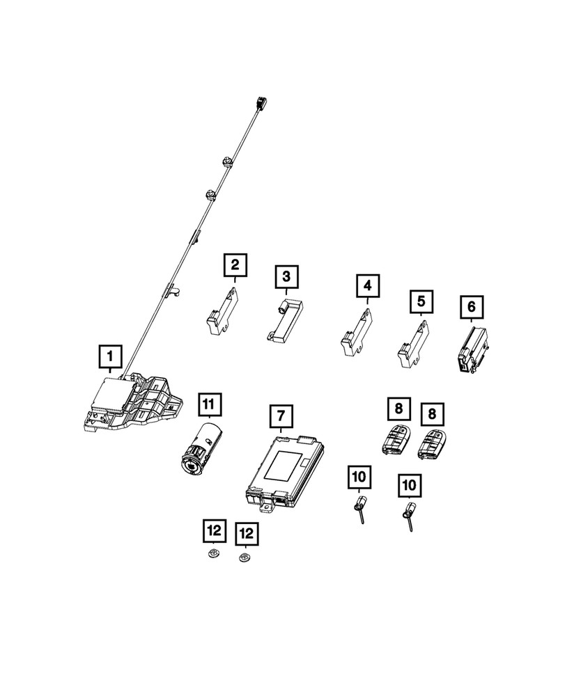 Genuine Mopar Hub Receiver 68315992AD