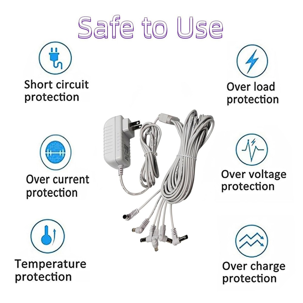 4.5VDC Power Adapter Compatible with Lemax Lighted Accessory