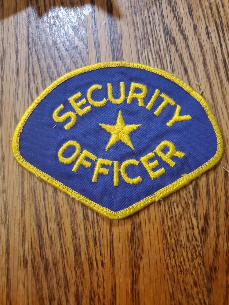 Vintage SECURITY OFFICER shoulder patch