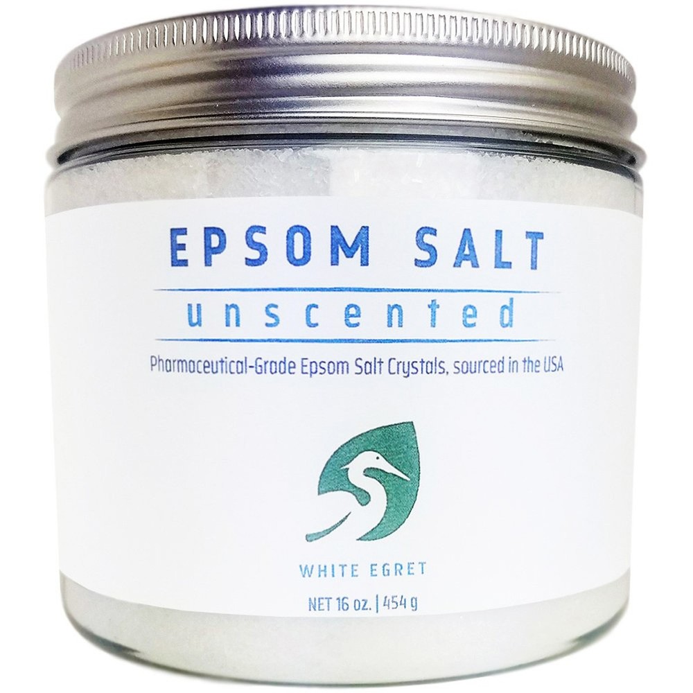 White Egret Epsom Salt Unscented 16 Oz