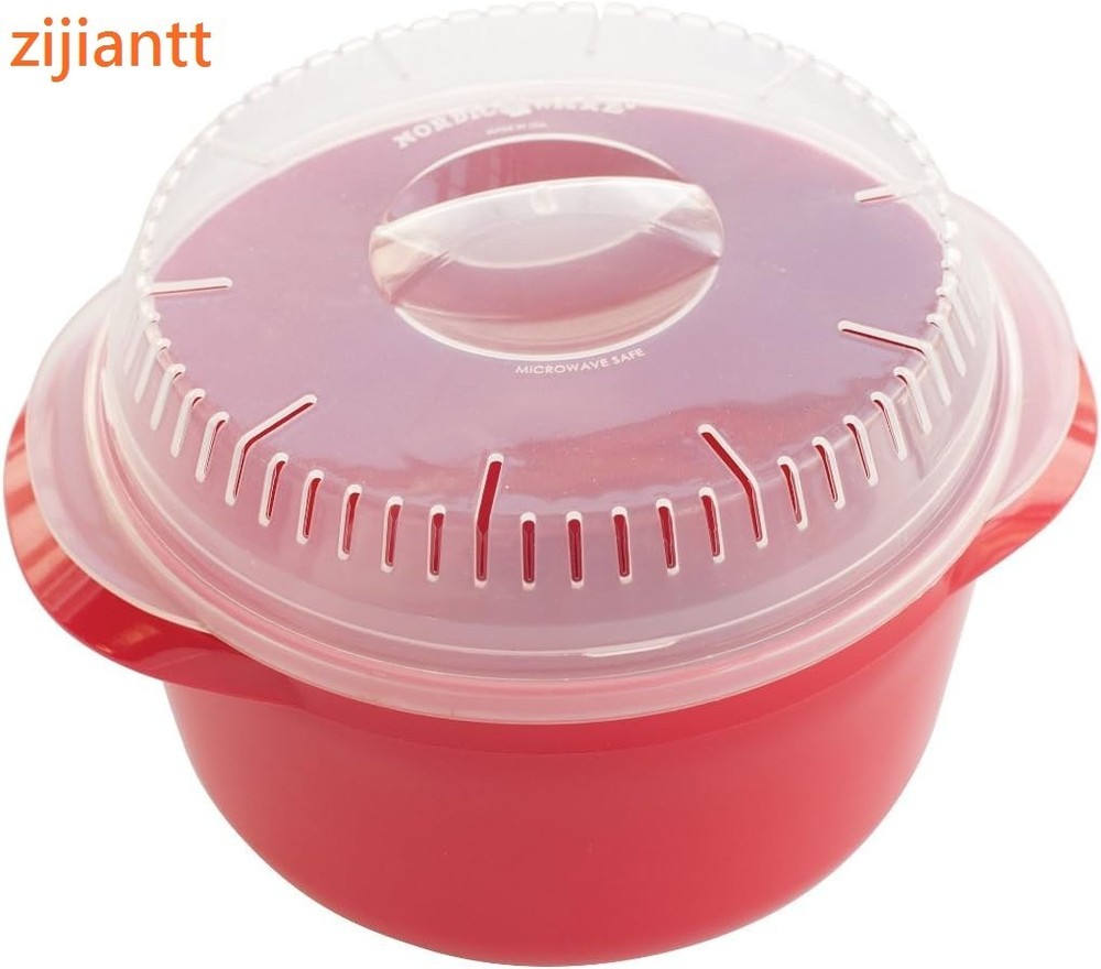 Microwave Multi-Boiler, 5.5 Cup, Red