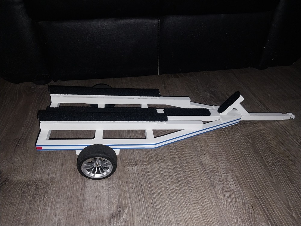 Radio Control Boat Trailer Static Display Functional Trailer