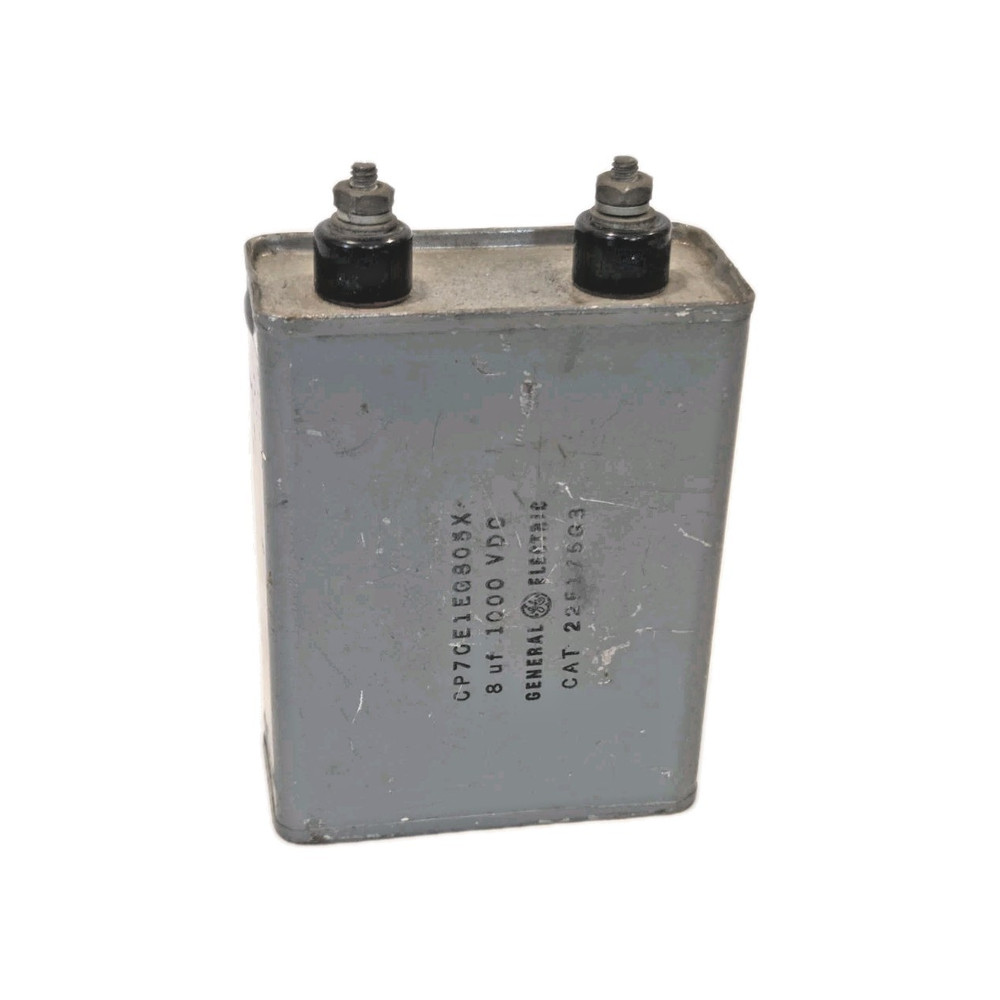 GE Vintage Capacitor 8uf 1000 VDC