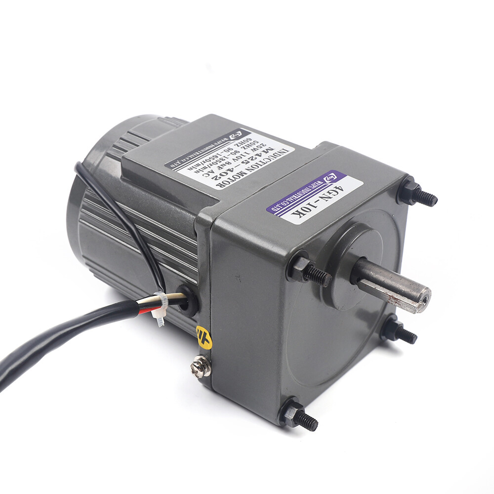 AC Reversible Gear Motor Electric Variable Speed Reduction Controller 1:10 25W