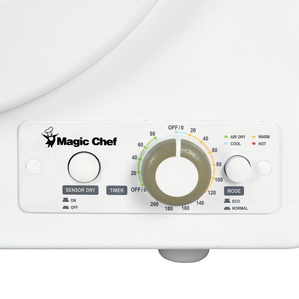 Magic Chef Compact Dryer - 2.6 Cu. Ft. Capacity, 120V (MCSDRY1S)