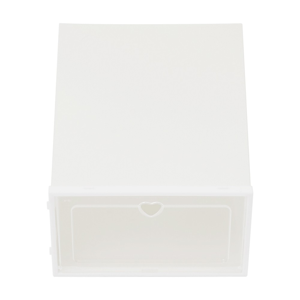 24pcs Shoe Storage Box Shoes Case Transparent Stackable Shoe Organizer Container