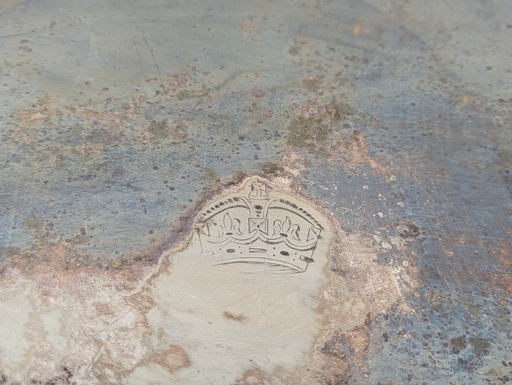 British Army - Military - MOD - Queens Crown EPNS Serving Tray