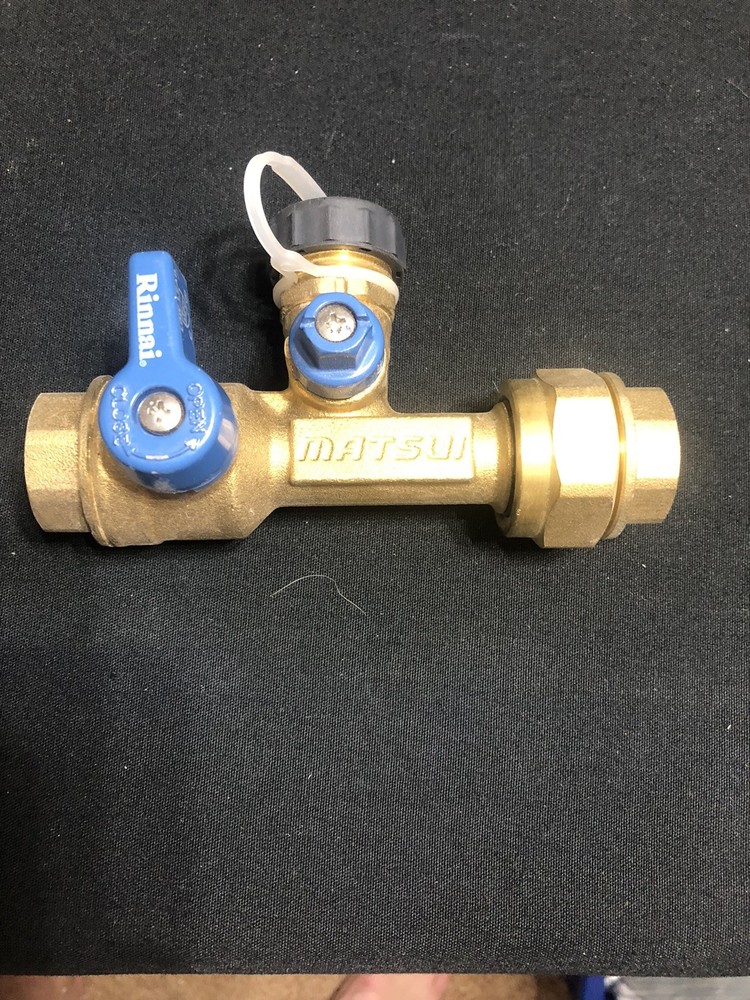Matsui Plumbing Installation Threaded Valve Kit 150 PSI 3/4” Brass