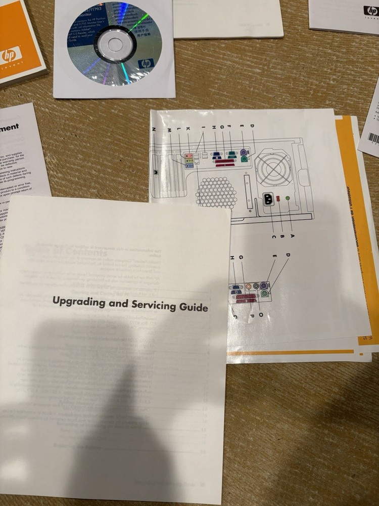 HP Pavilion Home PC Booklets Getting Started Guide Basics Vintage Disc, 2004