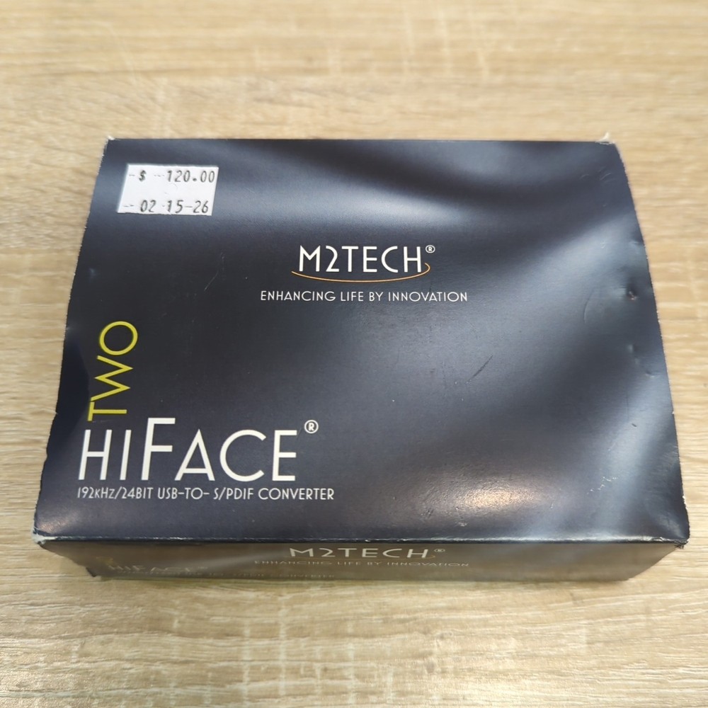 M2Tech hiFace Two 192kHz High-End USB to Digital/RCA Output + Box