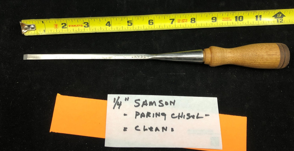 Vintage Samson 1/4" Firmer Chisel