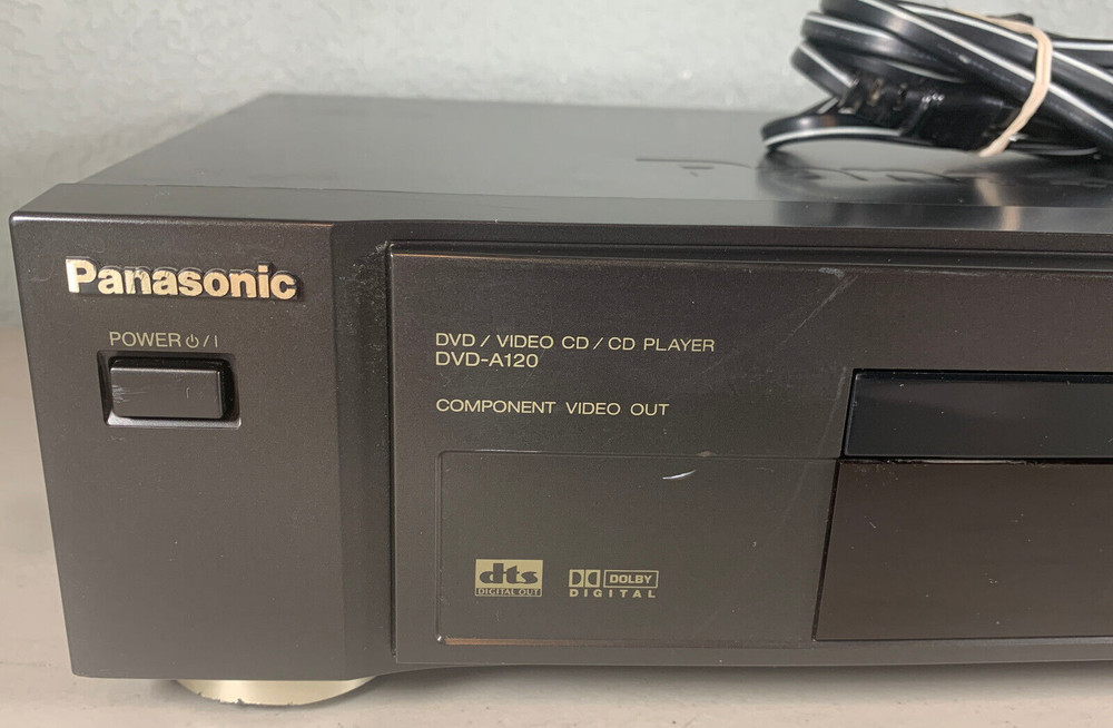 Tested WORKS! Panasonic DVD-A120 DVD CD VCD Player No Remote