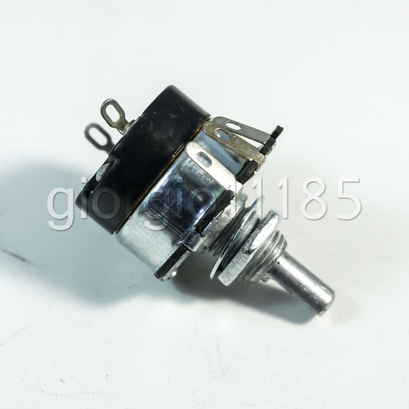 2pcs 47K ohm A47K Logarithmic Nolinear Potentiometer 2W Switch WH134-2