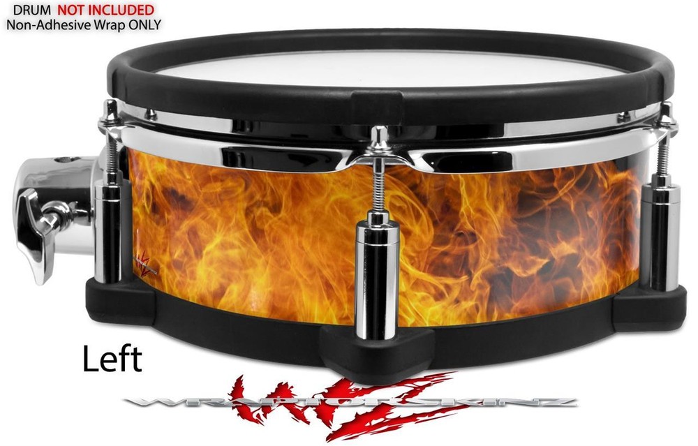 Skin Drum Shell Wrap for Roland PD108 Open Fire